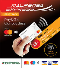 Sistema di pagamento contactless per Malpensa Express